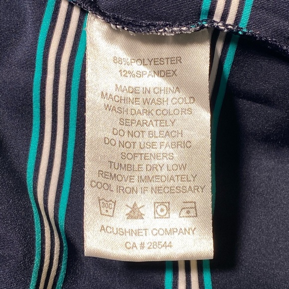 FootJoy Quail Hollow Men’s Medium Polo Shirt Striped 2017 PGA Championship Golf - Picture 5 of 6